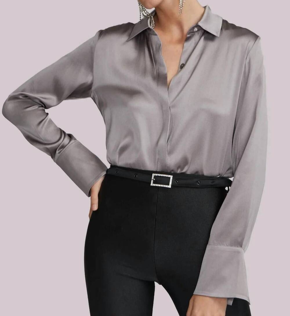 NEW GENERATION LOVE jay blouse in platinum